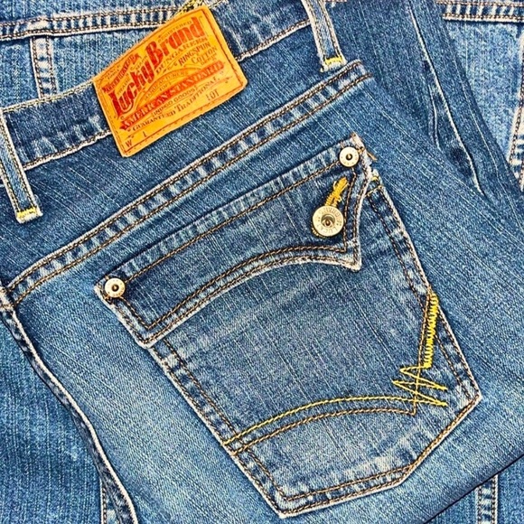 ☘️ LUCKY BRAND Dungarees Sundown Straight Jeans - Picture 4 of 10